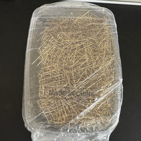 Package of 1,000, U-pin, GOLD-finished steel, 22x6mm, Jewelry, Sewing, Crafts - Picture 4 of 4